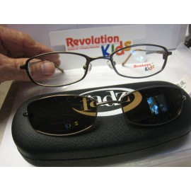 Revolution Eyewear NEW Revolution KIDS Eyewear Eyeglass Frame W/ Magnet shade REK2020 45-16-130 BRZ