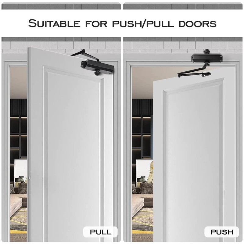 MARIE Automatic Door Closer Commercial Grade 2 Spring Heavy Duty