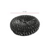 Grillstream Barbecue Scouring Brush Head Replacements Heads, Durable Steel Pads
