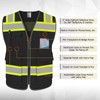 TCCFCCT High Visibility Vest 5 Pockets Mesh Reflective Safety Vest