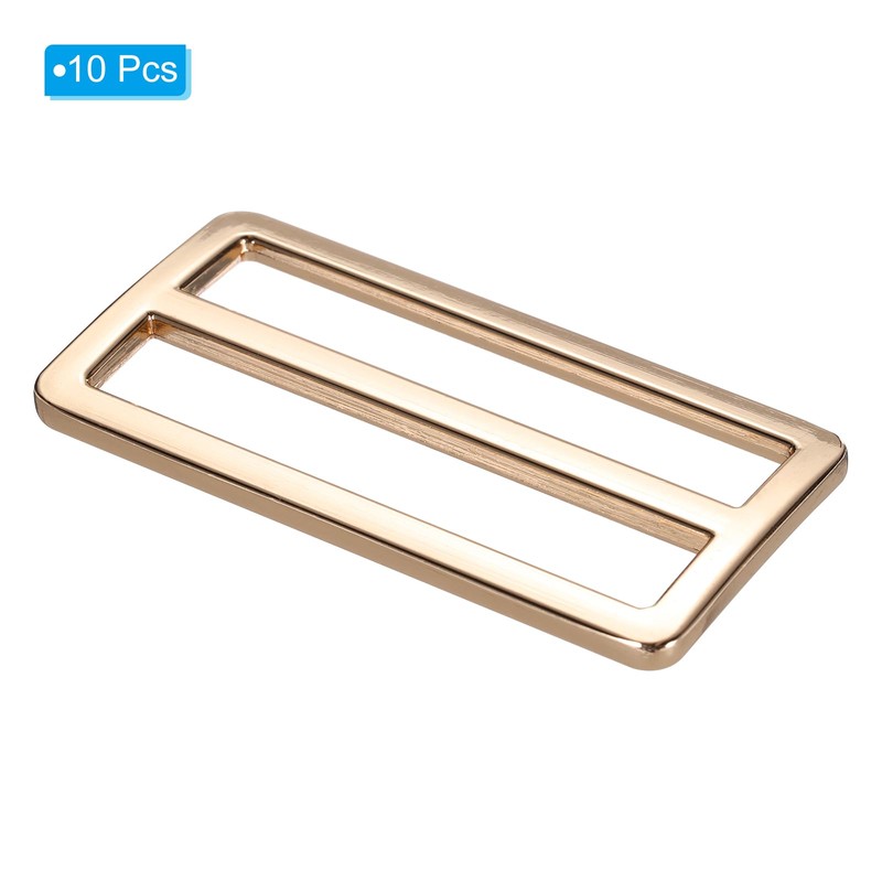 PATIKIL 1.5 Inch Tri-Glide Slide Buttons, 10 Pack Adjustable Buckle