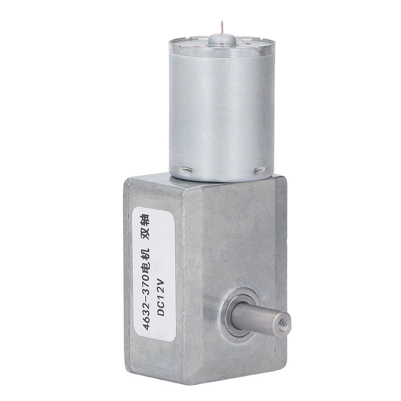Double Shaft Gear Motor Self Locking CW CCW Aluminum Alloy