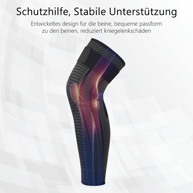 Ruilala Knee Support Long Pack of 2 Knee Support Compression