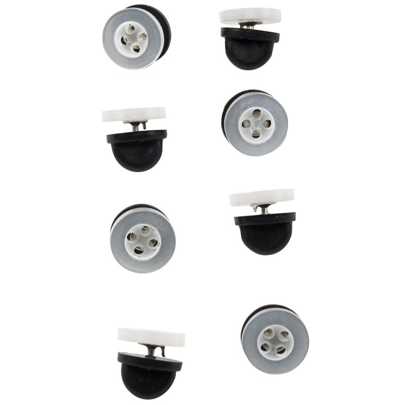 SINGER 00725 No-Sew Instant Button Replacements, 8-Count, White