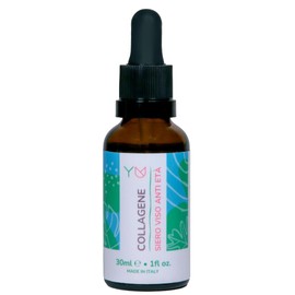 Collagen Gesichtsserum - Aktiv pur - Anti-Aging Booster - für alle Hauttypen - aufhellend - Made in Italy - 30 ml