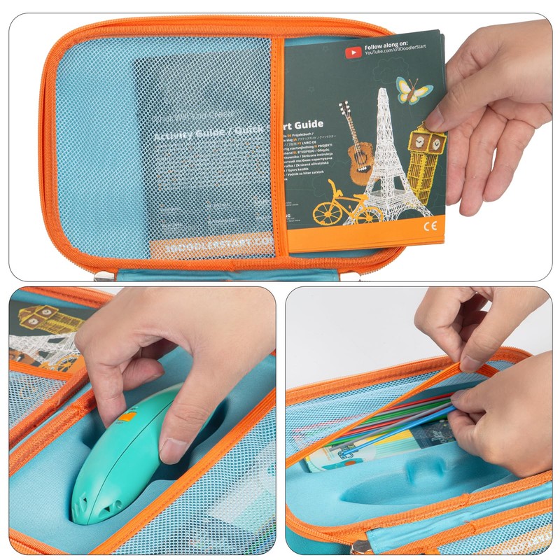 Case for 3Doodler Start+ Essentials (2023,2024) 3D Pen Set for