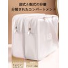 WiViVi Vinyl Pouch, Clear Pouch, Large Capacity, Double Layer Design,