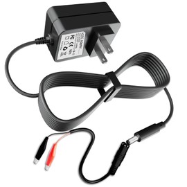14.6V 2A LiFePO4 Battery Charger with Dual Alligator Clips Cable Connector