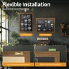 SHANTRA 36"x24" Magnetic Chalkboard - Wooden-Framed Large Blackboard For Homes