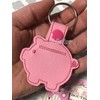 Aldi Keychain, Aldi Quarter Holder Keychain, Pig Shaped