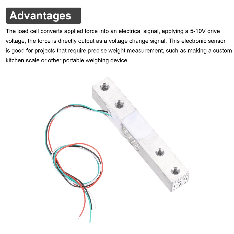 MECCANIXITY Digital Load Cell Weight Sensor 5KG + HX711 Module