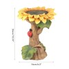 HEITIGN 2 In 1 Sunflower Bird Feeding Station, Bird Bath