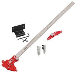 Woodpeckers BigCal Woodworking Calipers Deluxe Set, 24 Inch / 600MM, Inch & Metric Scales, USA Made, Inside & Outside References & Depth Gauge - BC-24600-DLX