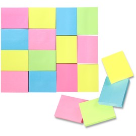 Iconikal 75 Sheets Mini Sticky Notes 28 Pack 2 x 1.5 ES 4 Colors