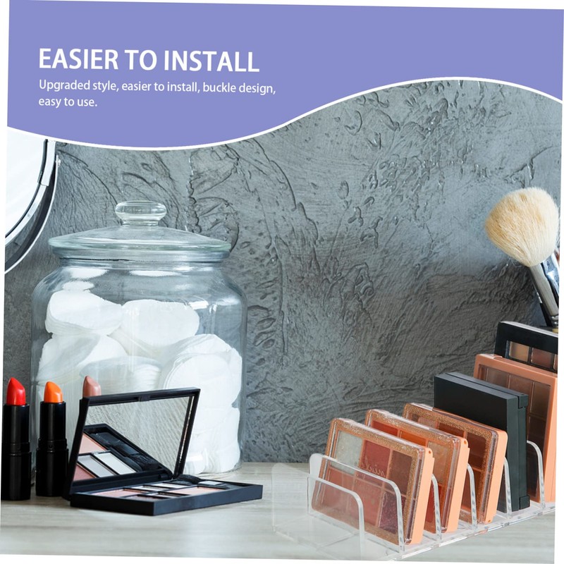 Outanaya Pressed Powder Organizer Dividers Makeup Cosmetic Rack for Eye