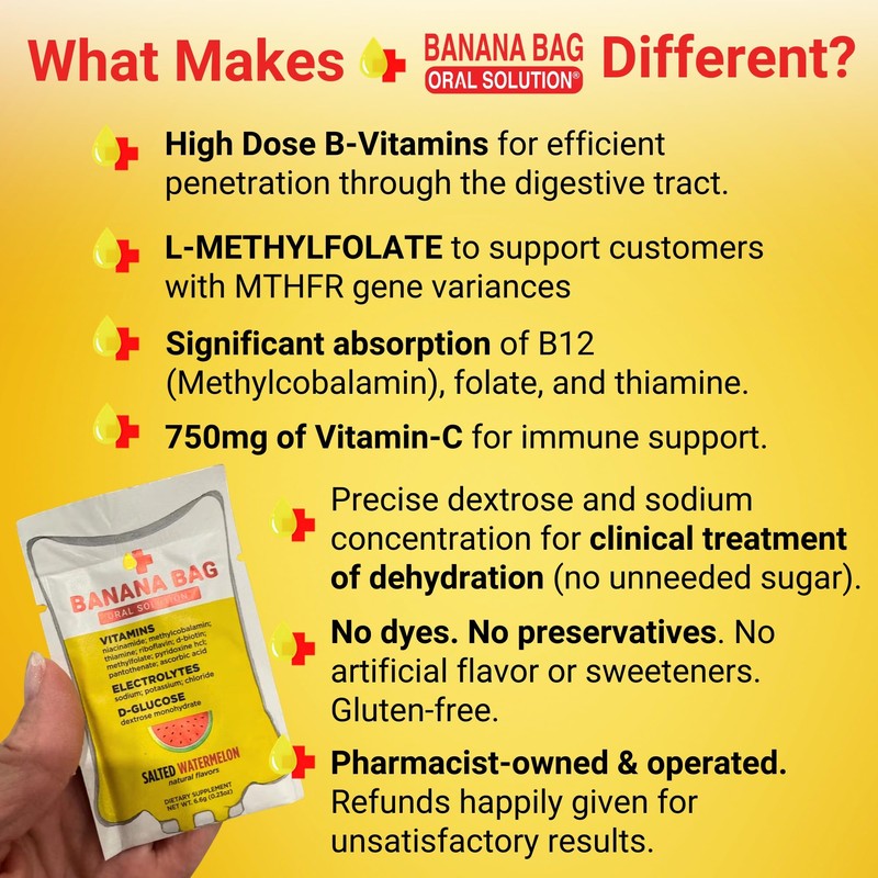 Banana Bag Oral Solution Packets – Variety Pack 15pk |