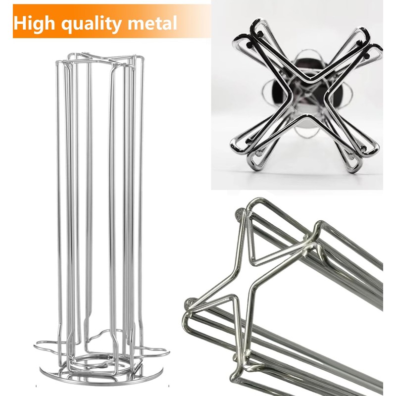Meelio Coffee Vertuo Pod Holder Carousel Stand for 28 Nespresso