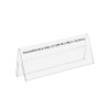 Table Name Plate, Advertising Stand, 1/2 DIN A6 per Side