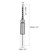 sourcing map Square Hole Drill Bit, 1/4 Inch High-Carbon Steel