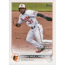 2022 Topps Factory Set 582 Montgomery Club #94 Cedric Mullins Baltimore Orioles Baseball Card