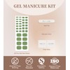 Toe Gel Nail Stickers - 34PCS Salon Quality Wraps no