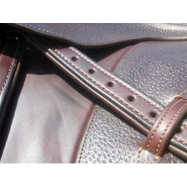 Nunn Finer Padded Nylon Centered Stirrup Leathers (Black, 7/8 x 54)