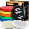 7.5 Inch Buffing Pads, 8 Pcs Polishing Pad, Car Compound