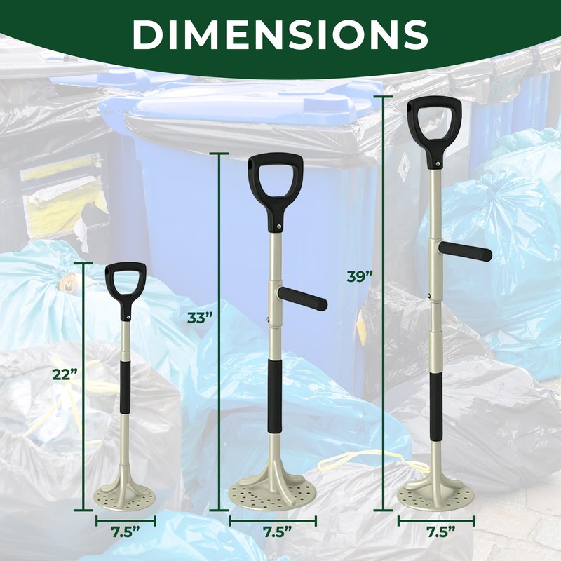 TAMP-IT Next Gen Manual Trash Compactor – Heavy Duty Smasher