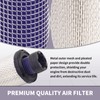 LSJWLY 2 Sets Air Filter for Kawasaki 11013-7044 & 11013-7045