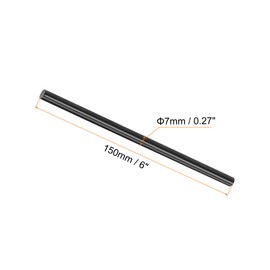 Rebower Hot Glue Sticks Mini Glue Hot Melt Glue Gun Sticks for Art Craft DIY Card Making 7mm x 150mm Black 10pcs