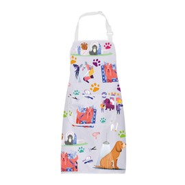 BNQL Dog Grooming Apron With Pockets Cute Dog Apron Dog Lover Gifts Puppy Dog Apron Dog Trainer Groomer Gift Dog Kitchen Apron (Dog Grooming Apron)