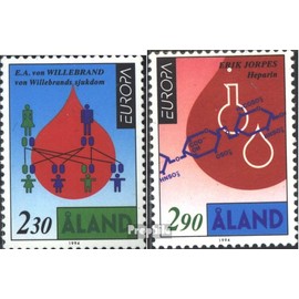 Finland - Aland 86-87 (complete.issue.) fine used/cancelled 1994 Discoveries and Inventions (Stamps for collectors) Health