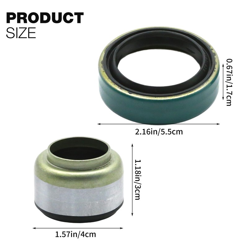 2Pcs 24203910 Automatic Transmission Front Wheel Drive Shaft Seal, Replacement