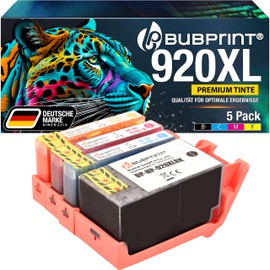 4 cartridges compatible for HP 920 XL 920XL set with chip and level indicator
