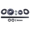 FUWTLP Jackshaft Go Kart Minibike Complete Jackshaft Kit 3/4" X