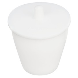 stonylab PTFE Crucible, 100 ML High Form PTFE Crucible Cup Beaker with Lid Cover, Acid and Alkali Resistant, High Temperature Resistant, for Laboratory Research