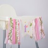 Pink Goose 1st Birthday High Chair Banner, One Silly Goose