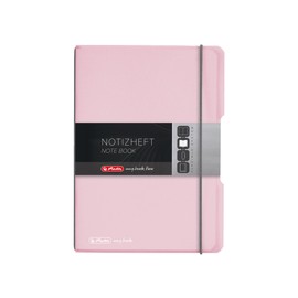 Herlitz my.book flex A5 Squared Notebook - Rose