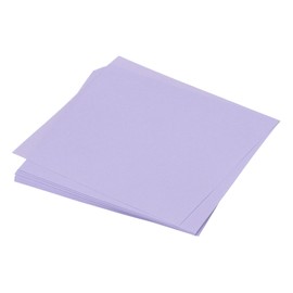 QUARKZMAN 50 Sheets Origami Paper Both Sides Light Purple 10 x 10 cm 70gsm Square Folding Sheets for Arts Crafts Beginners Gift Decoration