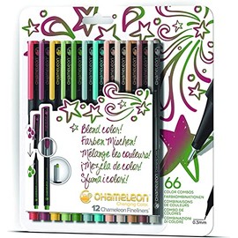 Chameleon Pen Blendwriter Designer 12 Piece Illustration Pen Set