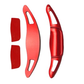 KEALAS Aluminum Steering Wheel Shift Paddle Cover Extended Shifter For Toyota Camry 2018 2019 2020 2021 2022 2023,for Avalon 2019-2023,for RAV4 2019-2023,for Corolla 2019-2023 (Red)