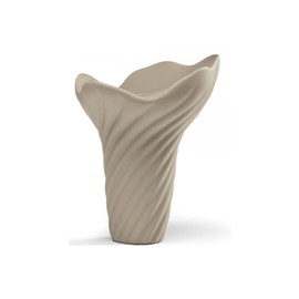 Cooee Design - Vase - Fungi - Ceramic - Colour: Sand - (Diameter x Height): 15 x 17 cm