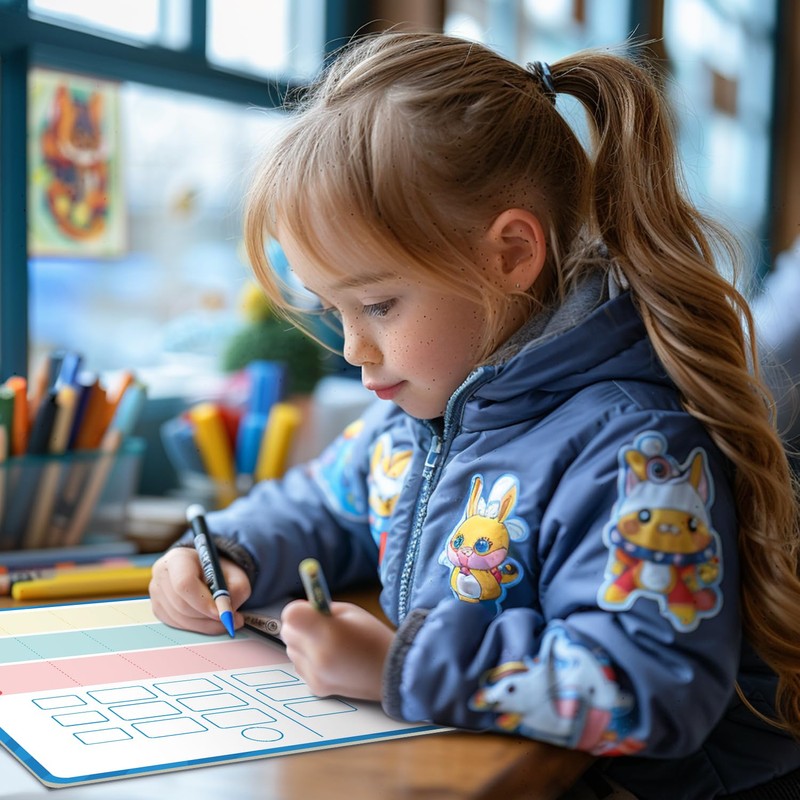 Dry Erase Place Value Whiteboard, 9" x 12" Double Sided