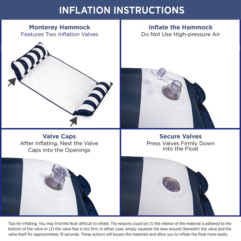 Aqua 2-in-1 Catalina XL Pool Float & Water Hammock –