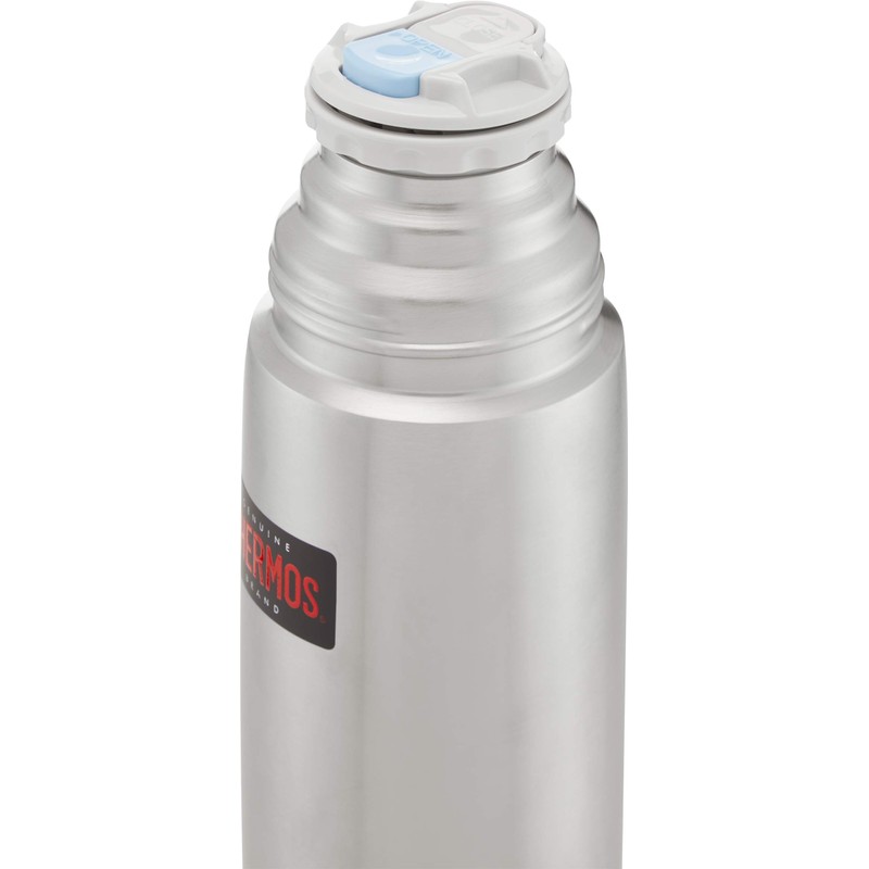Thermos Light and Compact Stainless Steel Flask (One Size) (Silver)
