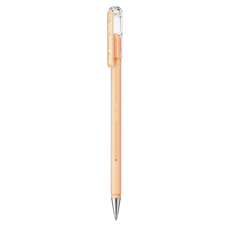 Pentel Arts Hybrid Milky K108-P Pastel Gel Ink Rollerball Pen