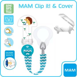 Verdes Mam Dummy Clip with Protective Packaging Adjustable Length Washable