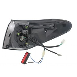 CarLights360: For 2010 2011 2012 Lexus RX350 Tail Light Assembly Driver Side w/Bulbs - Replacement for LX2804105 | 81560-0E021, 81560-0E020