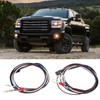 2 Pcs Driver Passenger Side Tow Mirrors Wiring Harness Running