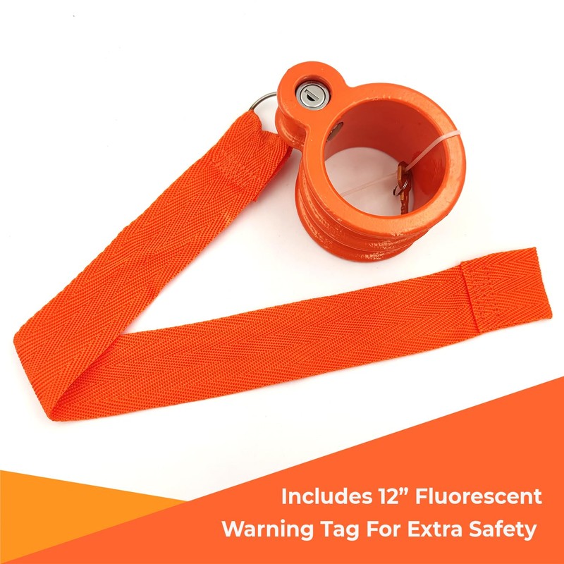 VULCAN Heavy Duty Forged Steel King Pin Lock - Works